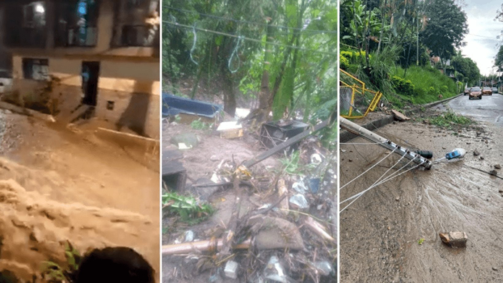 Inundaciones y emergencias tras fuerte aguacero en Ibagué