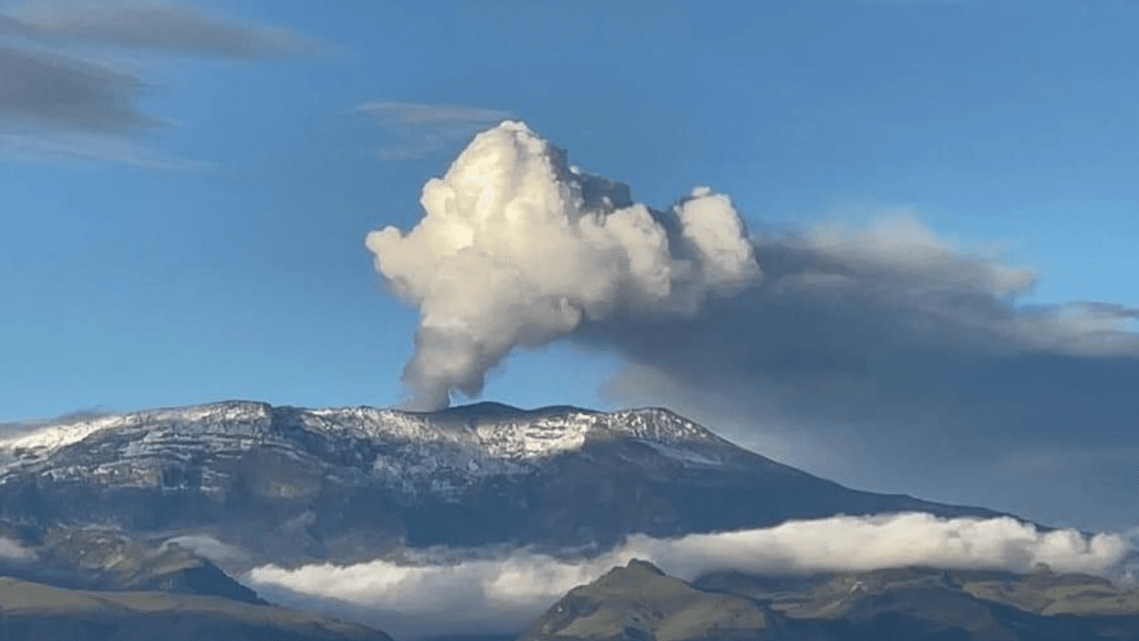 Este es el número de familias que deberán evacuadas en caso de erupción del Ruiz