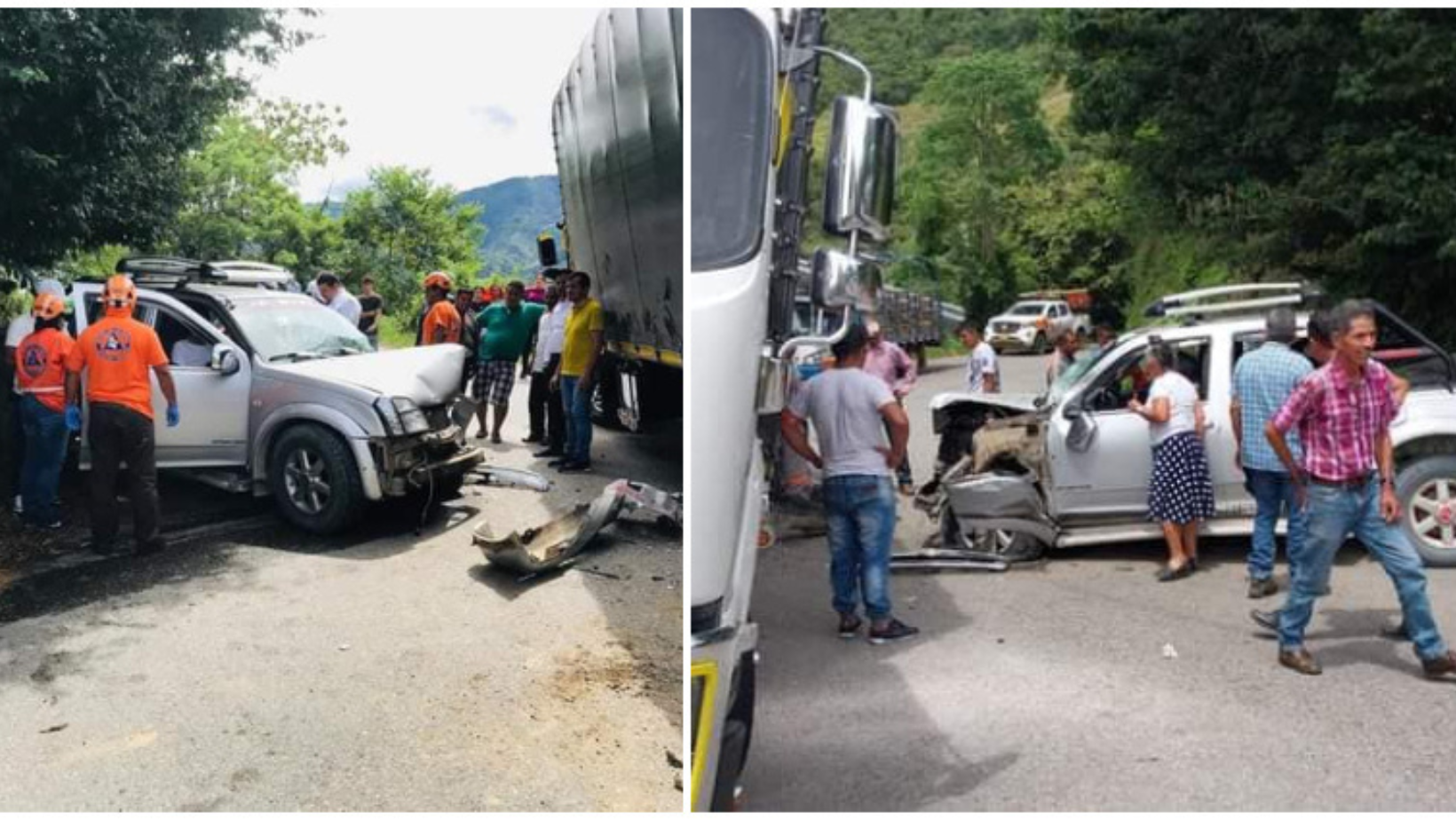 Accidente en Chaparral deja heridos a cuatro personas