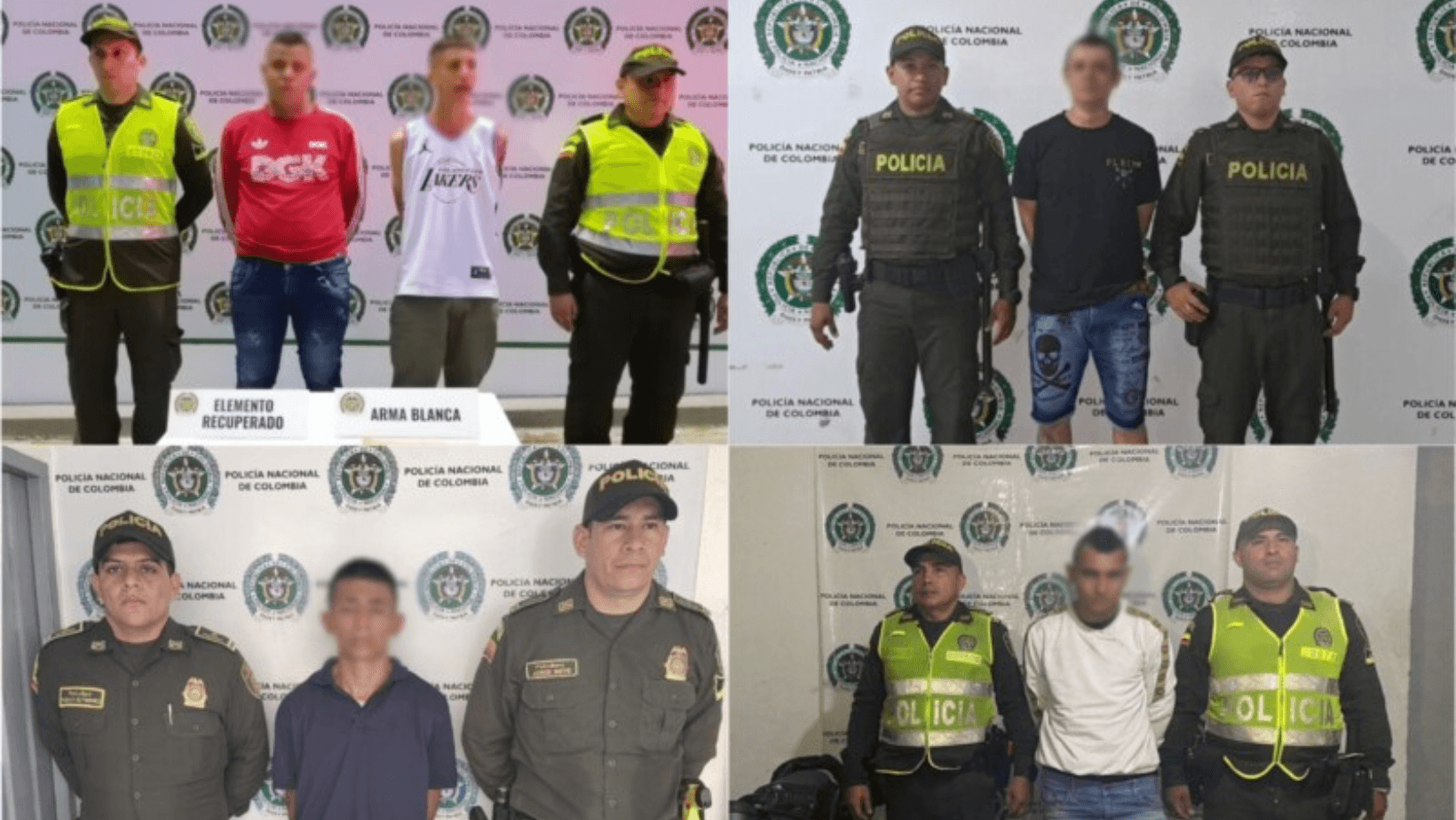 Operativos en Ibagué logran capturas y recuperación de objetos robados