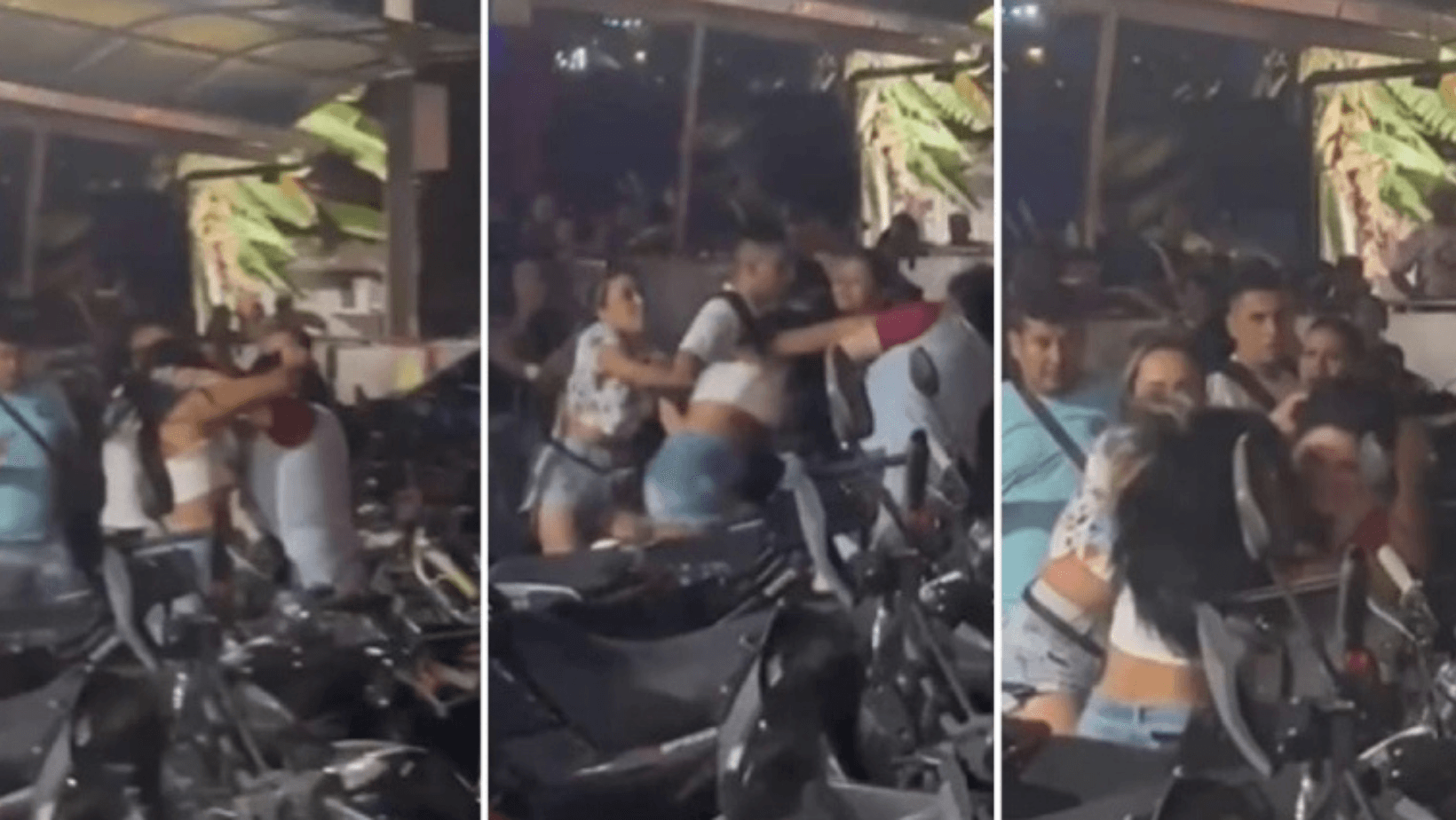 Dos mujeres se enfrentan a golpes a las afueras de una discoteca de Ibagué