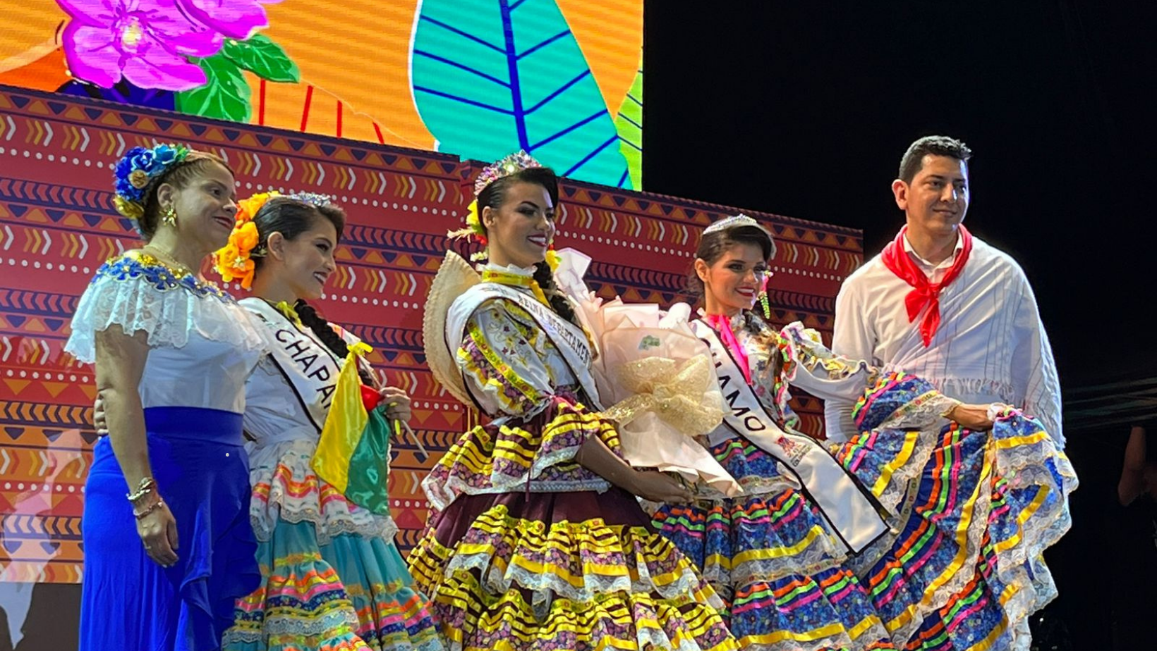 Señorita Purificación, nueva embajadora departamental del folclor