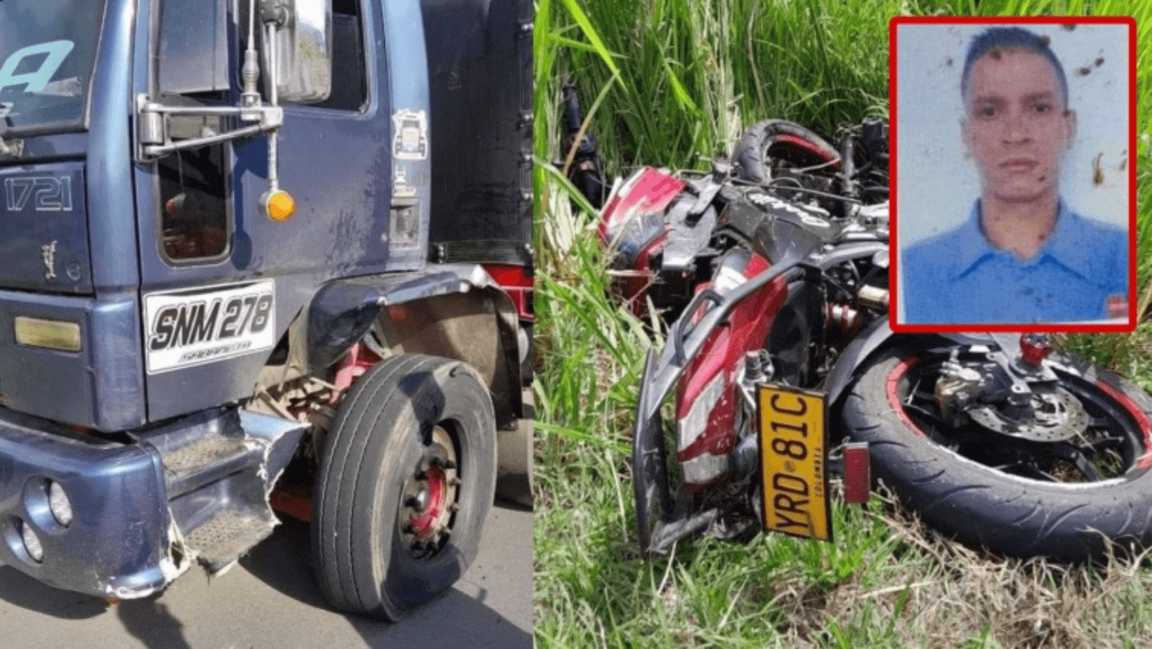 Trágico accidente en la vía Armero-Guayabal deja un motociclista sin vida