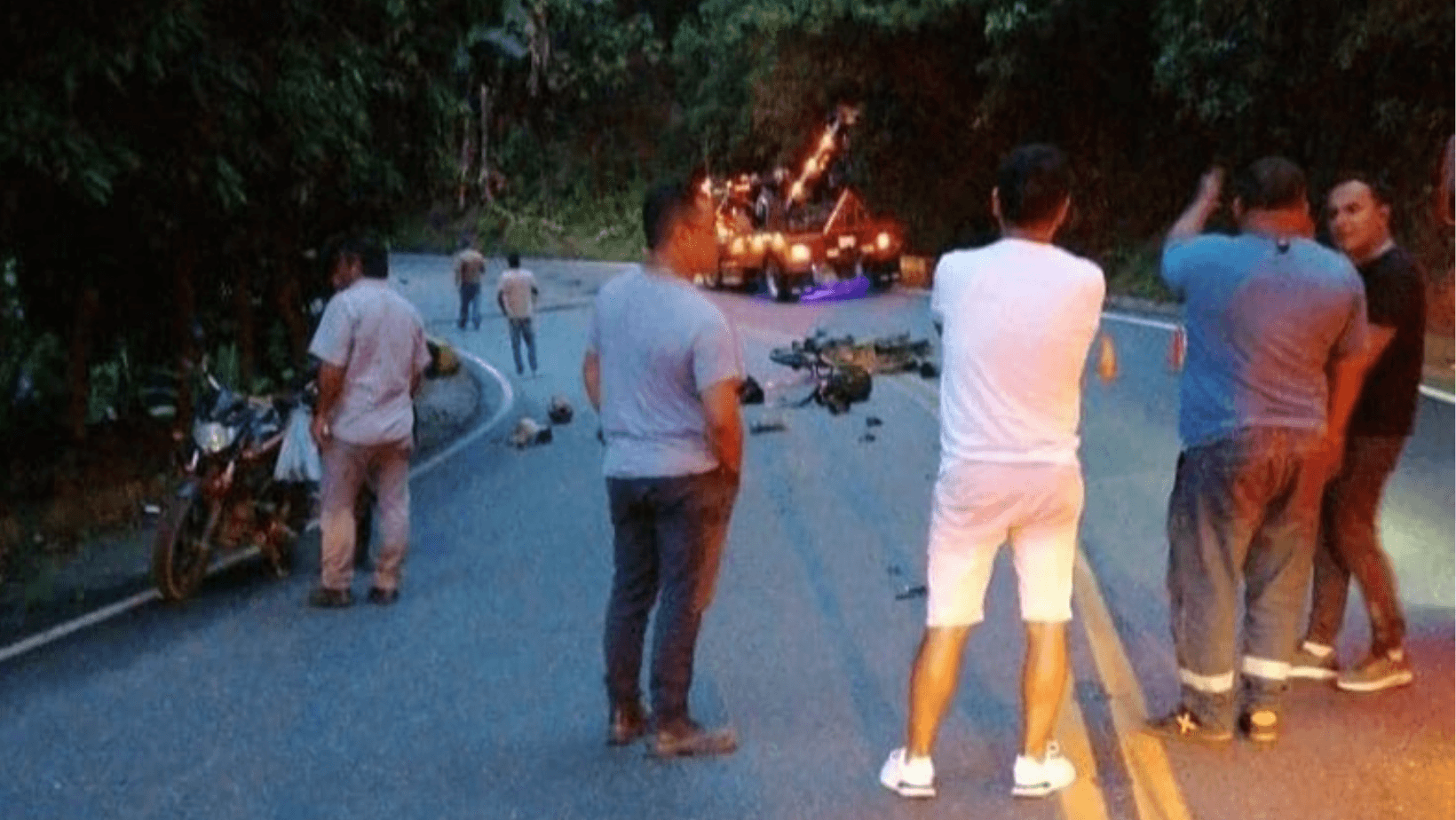 Trágico accidente en la vía de Ibagué a Cajamarca cobra la vida de dos hombres en motocicleta