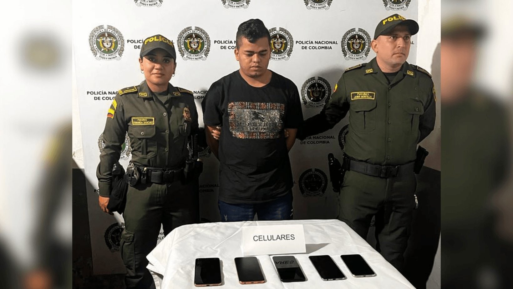 Lo capturaron con cinco celulares reportados como robados Lo capturaron con cinco celulares reportados como robados