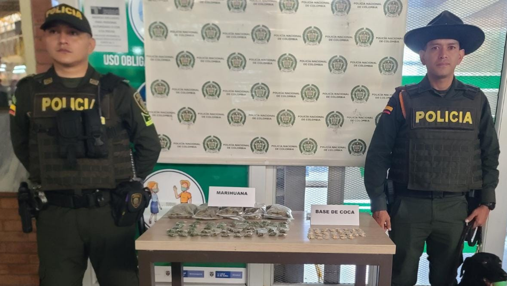 Encontraron marihuana y bazuco tirados en el sector del Terminal de Ibagué