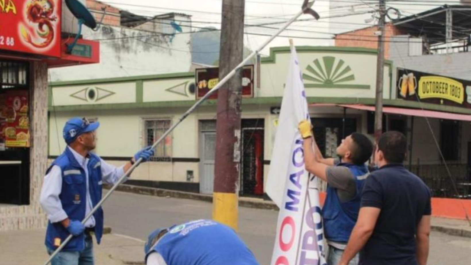 <strong>Inicia en Ibagué el desmonte de publicidad electoral ilegal previo a las elecciones</strong>