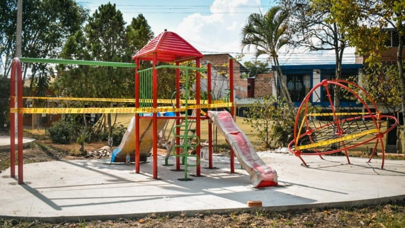 En más de un 50 % han avanzado las obras del parque Las Américas En más de un 50 % han avanzado las obras del parque Las Américas