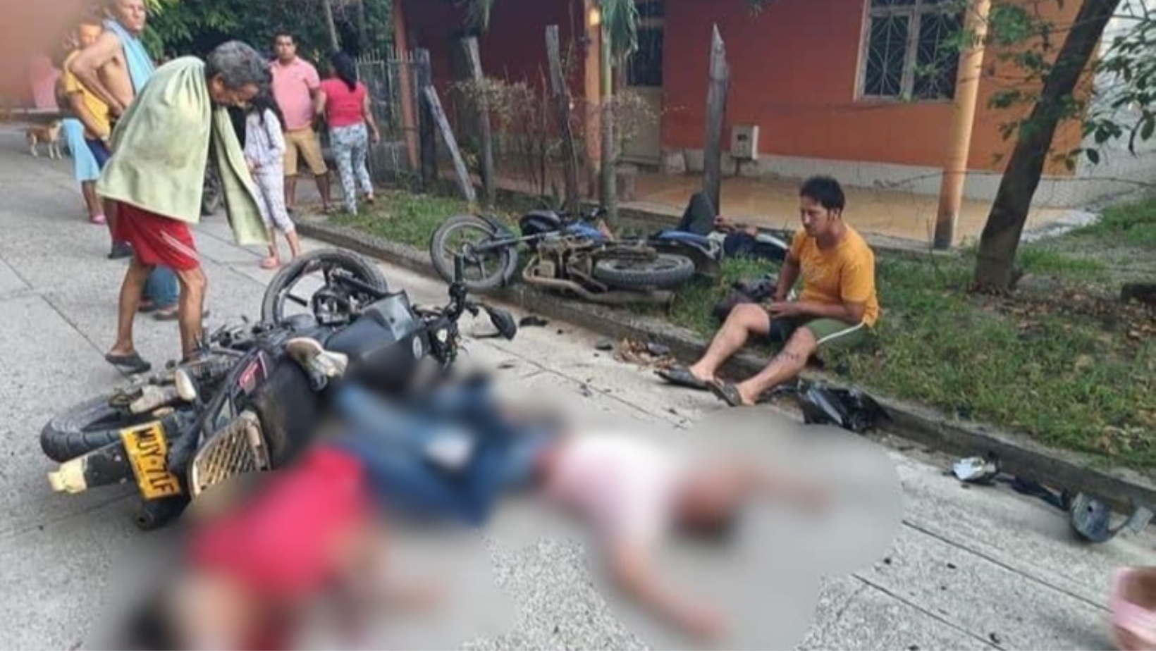 Choque de motocicletas en Saldaña deja dos heridos de gravedad