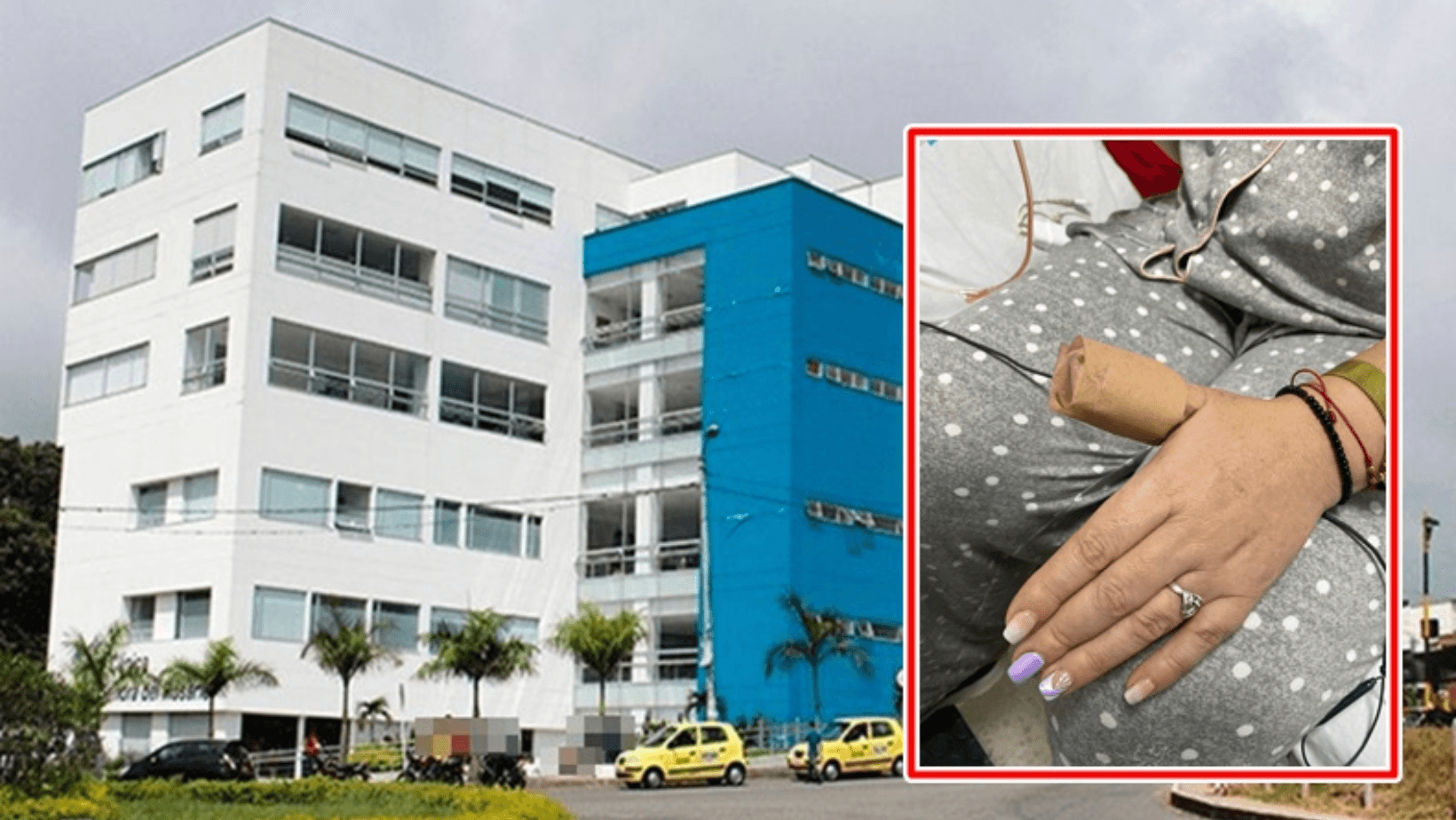 Madre hospitalizada por fractura mientras cuidaba a su hija en urgencias en la clínica Nuestra