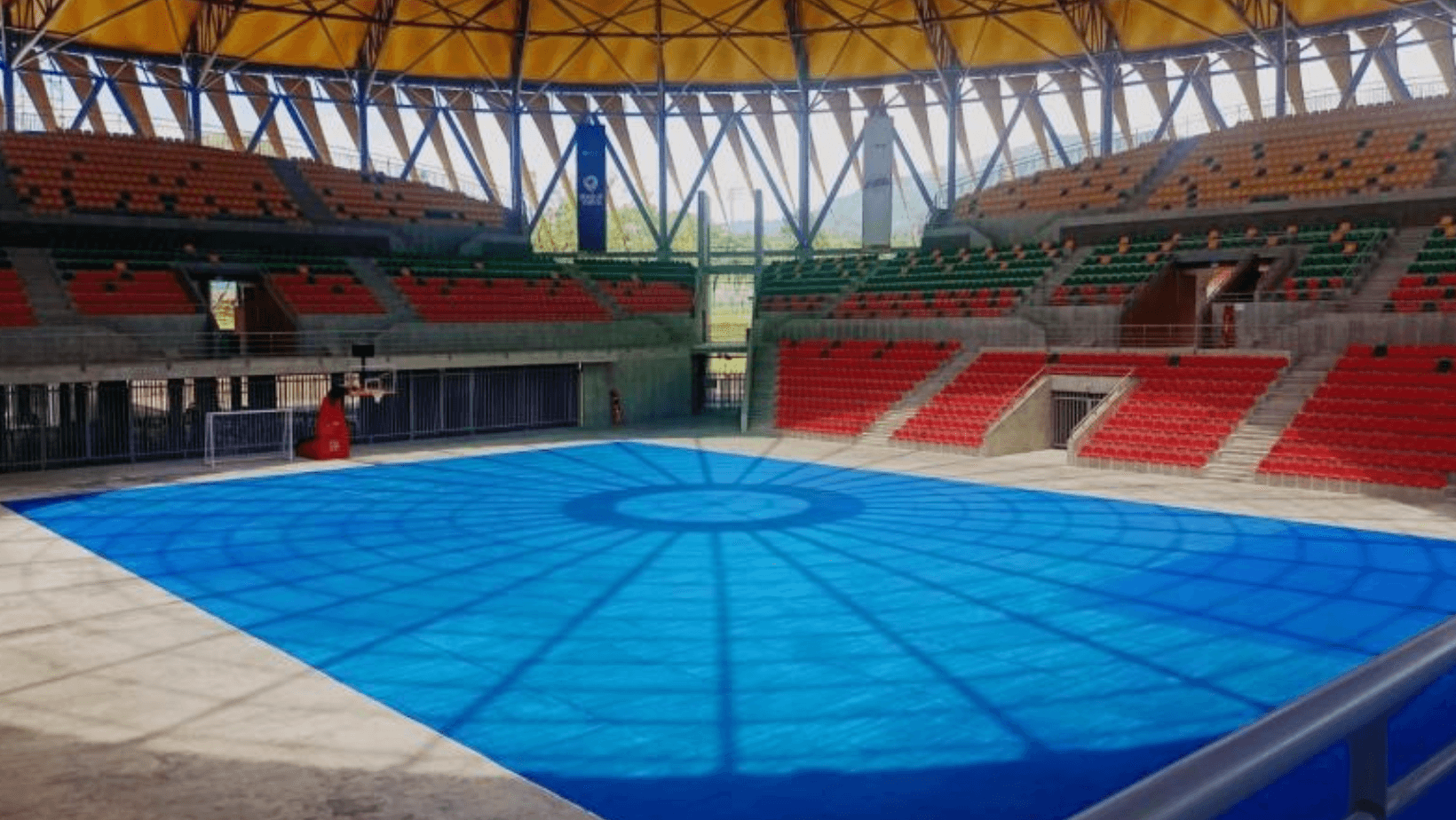Avanza aplicación del campo sintético para el Mundial de Patinaje Artístico de Ibagué