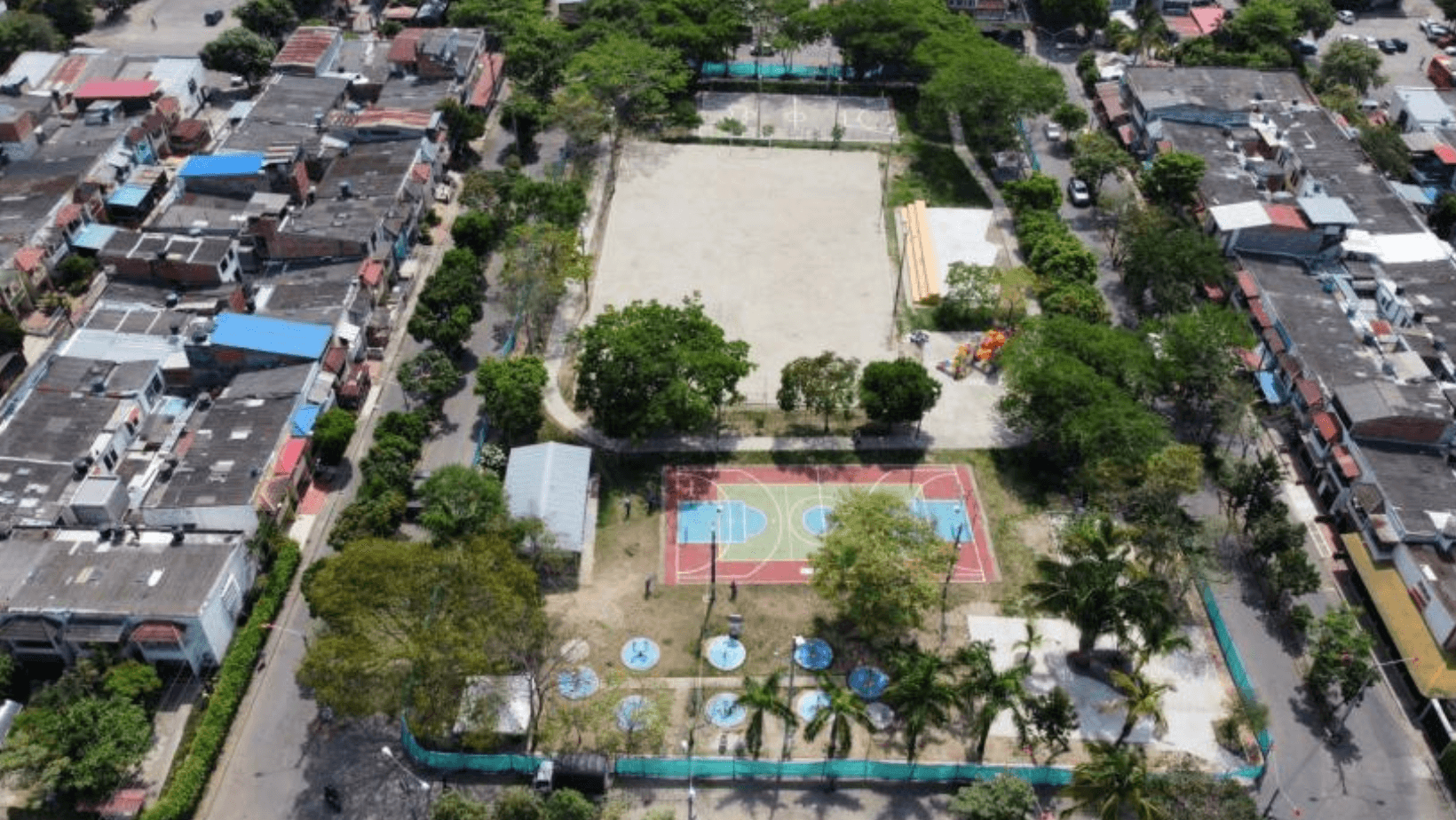 Obras del parque Ciudadela Comfenalco alcanzan un 90 % de ejecución