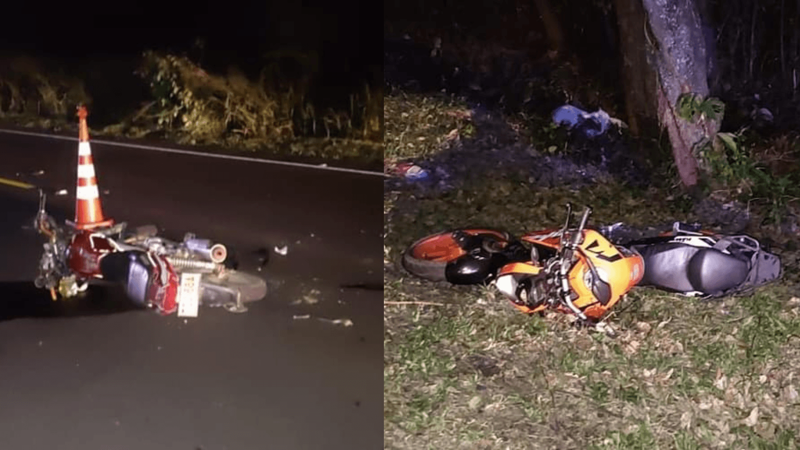 Grave accidente en vías del norte del Tolima deja dos motociclistas heridos