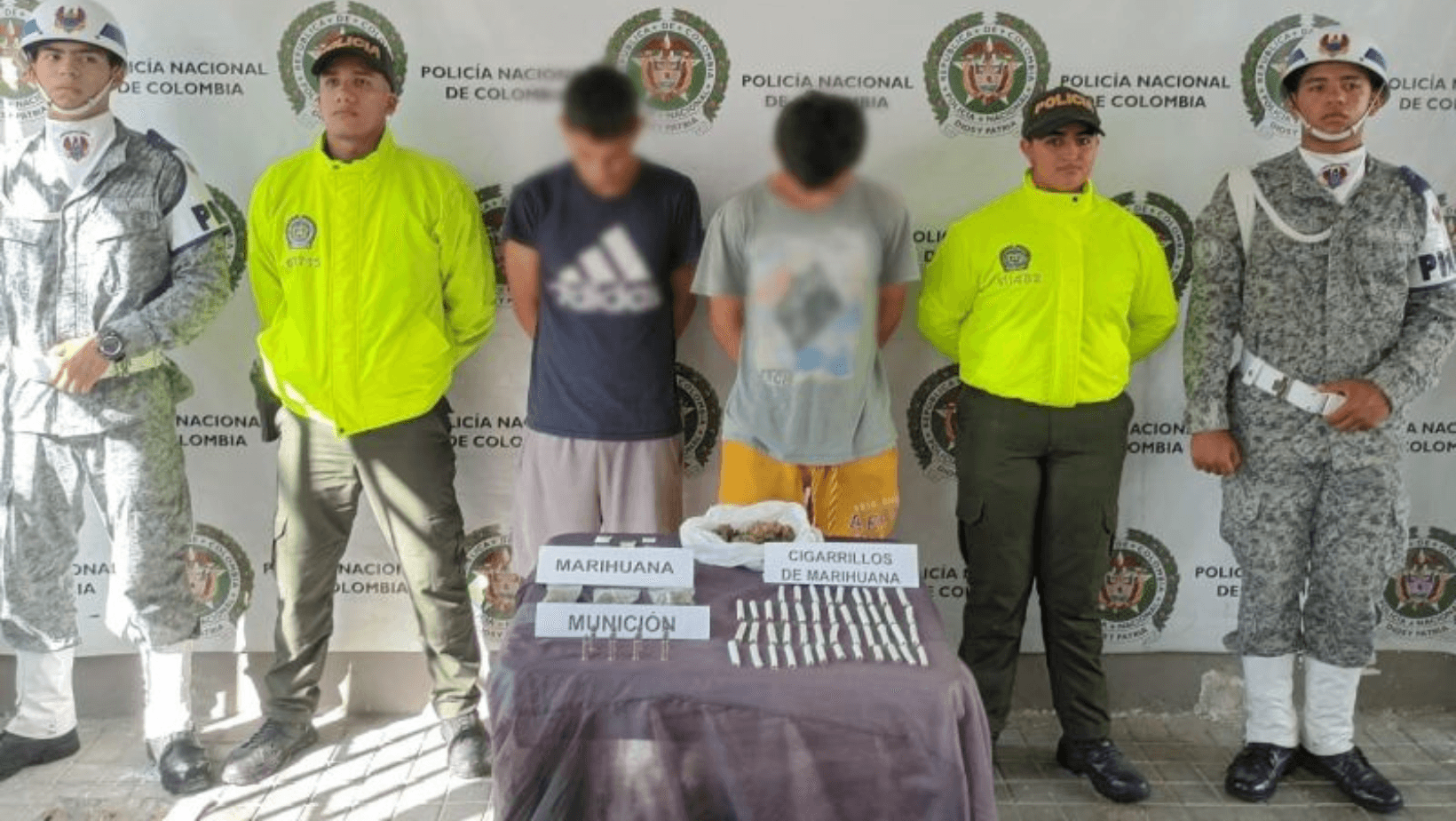 Atrapados ‘Gufy’ y ‘El Flaco’ en Melgar con estupefacientes y municiones Atrapados ‘Gufy’ y ‘El Flaco’ en Melgar con estupefacientes y municiones