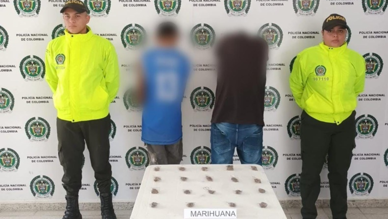 Detenidos dos individuos que expendían marihuana en Venadillo