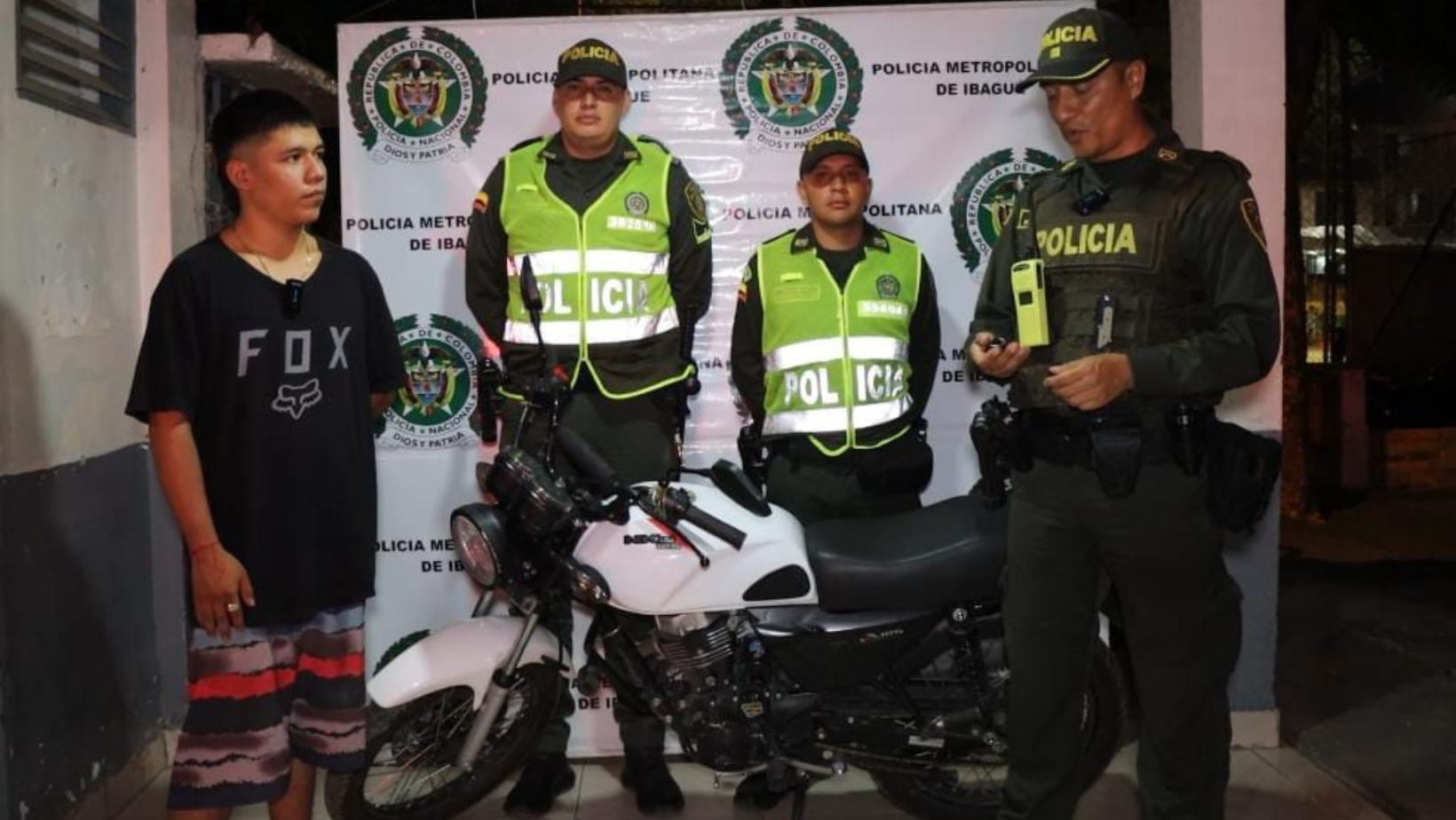 ¡Recuperación exitosa! Devuelven motocicleta robada en Ibagué