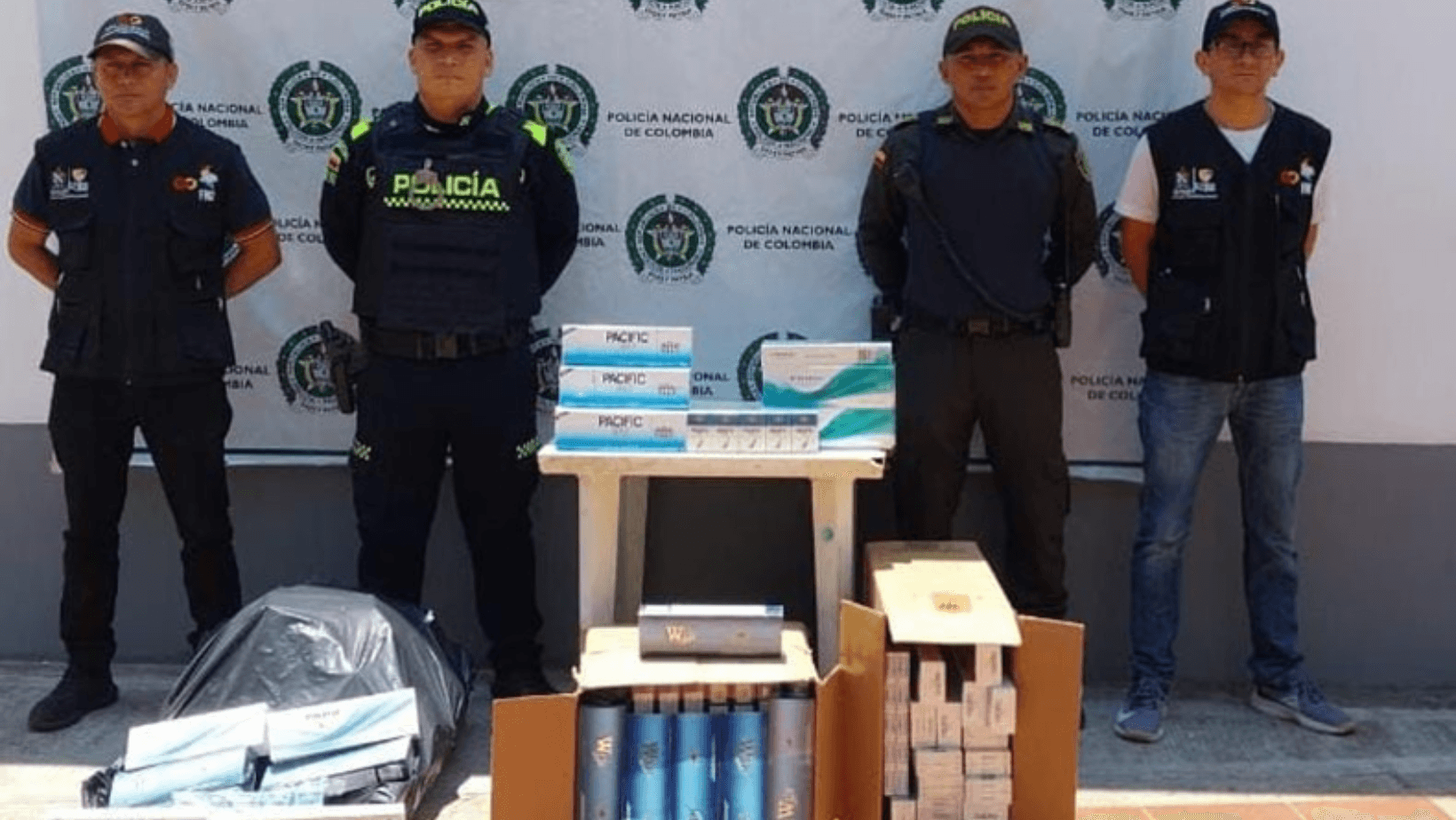 El grupo GOAT da un fuerte golpe al contrabando de cigarrillos y bebidas alcohólicas El grupo GOAT da un fuerte golpe al contrabando de cigarrillos y bebidas alcohólicas