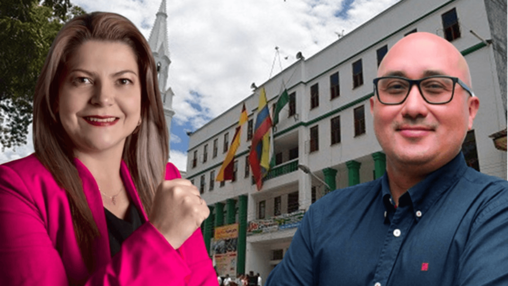 Enfrentamiento entre candidatos a la Alcaldía del Líbano en el parque principal