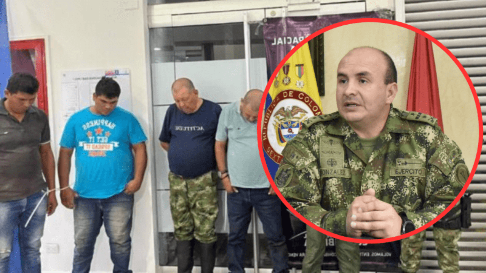 Capturados en Valle de San Juan no pertenecían a las FARC