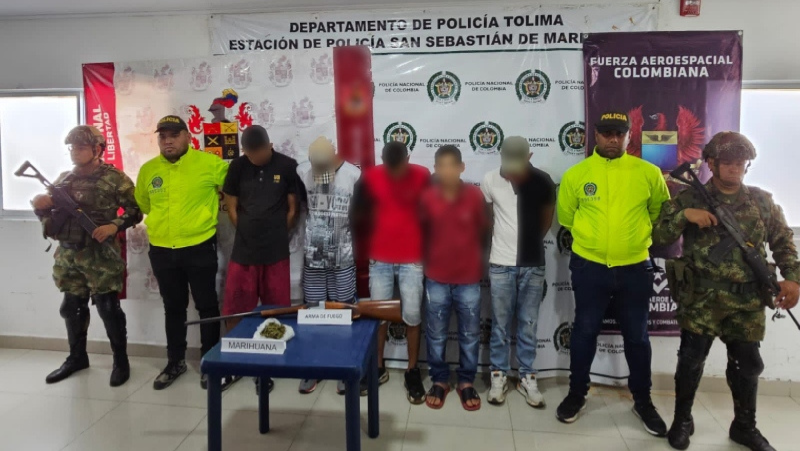 Desarticulan grupo delincuencial dedicado al microtráfico en el norte del Tolima