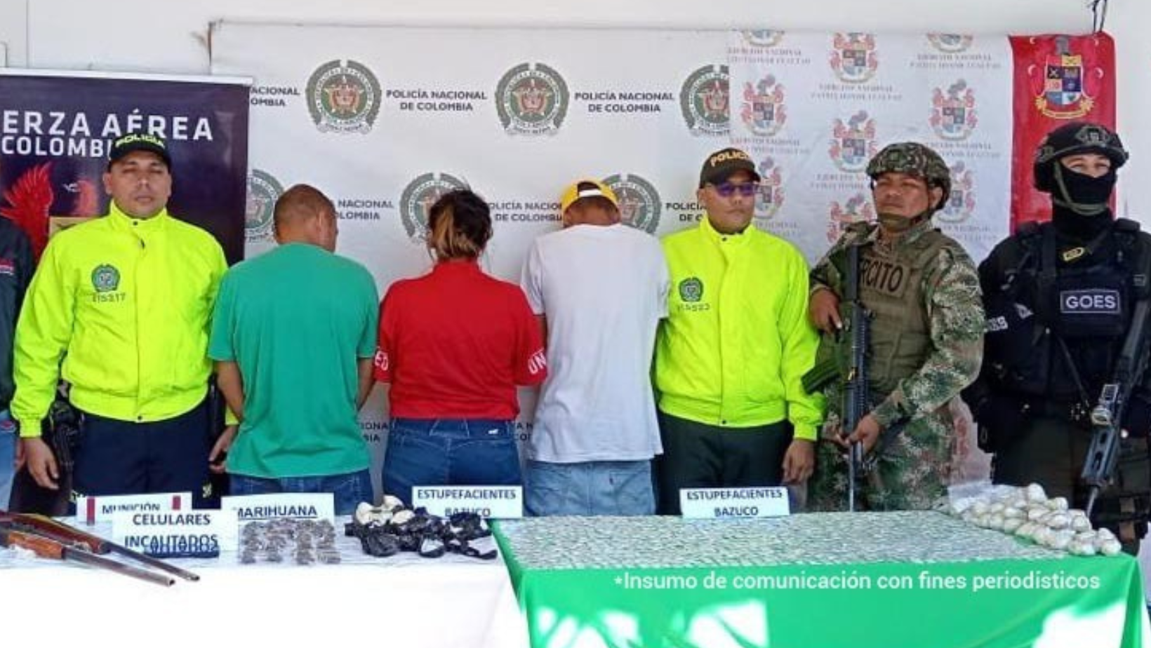 Se dedicaban al comercio de estupefacientes en Chaparral