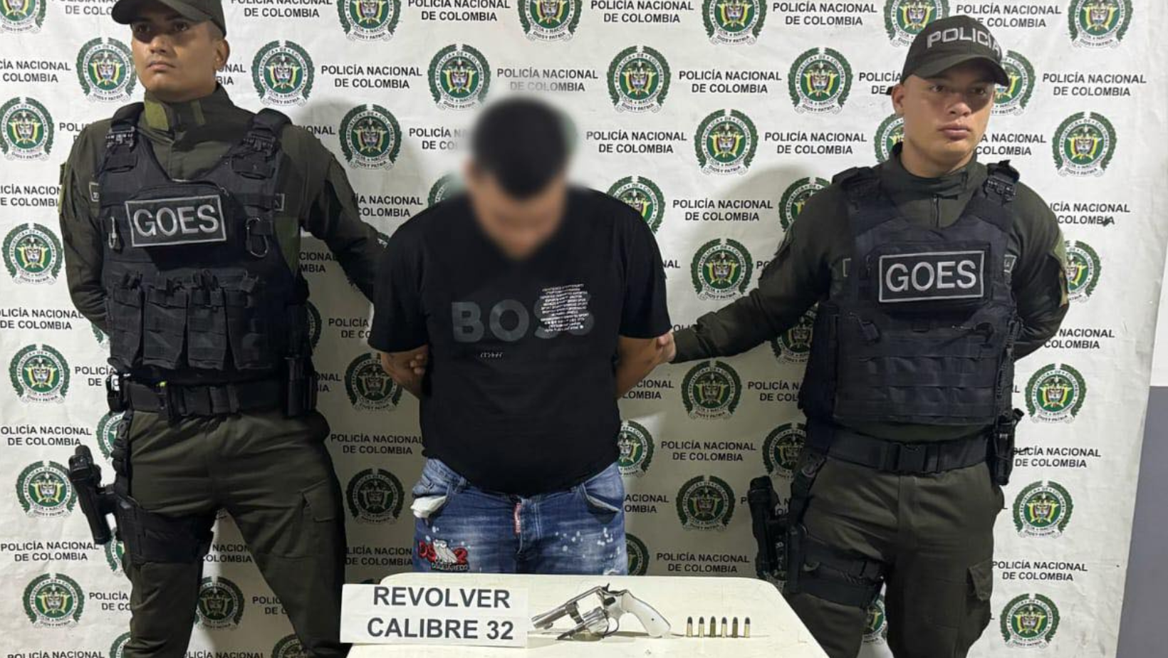 Capturado hombre en El Espinal con arma de fuego pese a tener detención domiciliaria