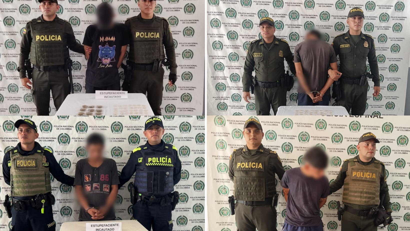 Redada contra el microtráfico en Espinal Redada contra el microtráfico en Espinal