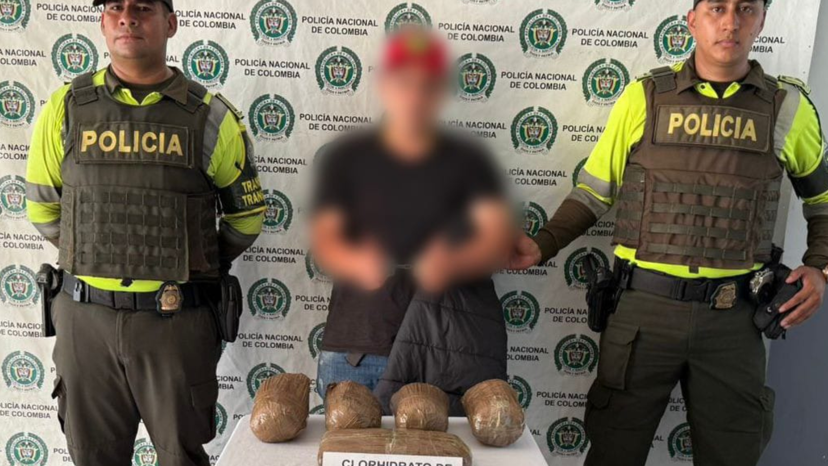 Más de siete kilos de bazuco fueron incautados en Espinal