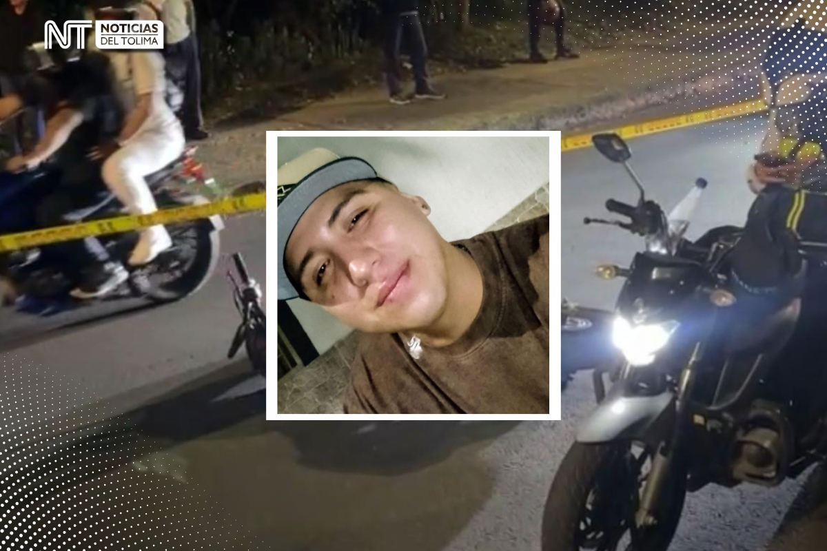 En Ibagué, Andrés Felipe murió luego de chocar contra el separador