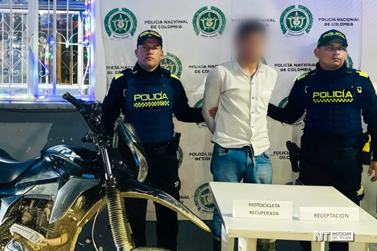 La Policía lo capturó con moto robada en el barrio Ambalá La Policía lo capturó con moto robada en el barrio Ambalá
