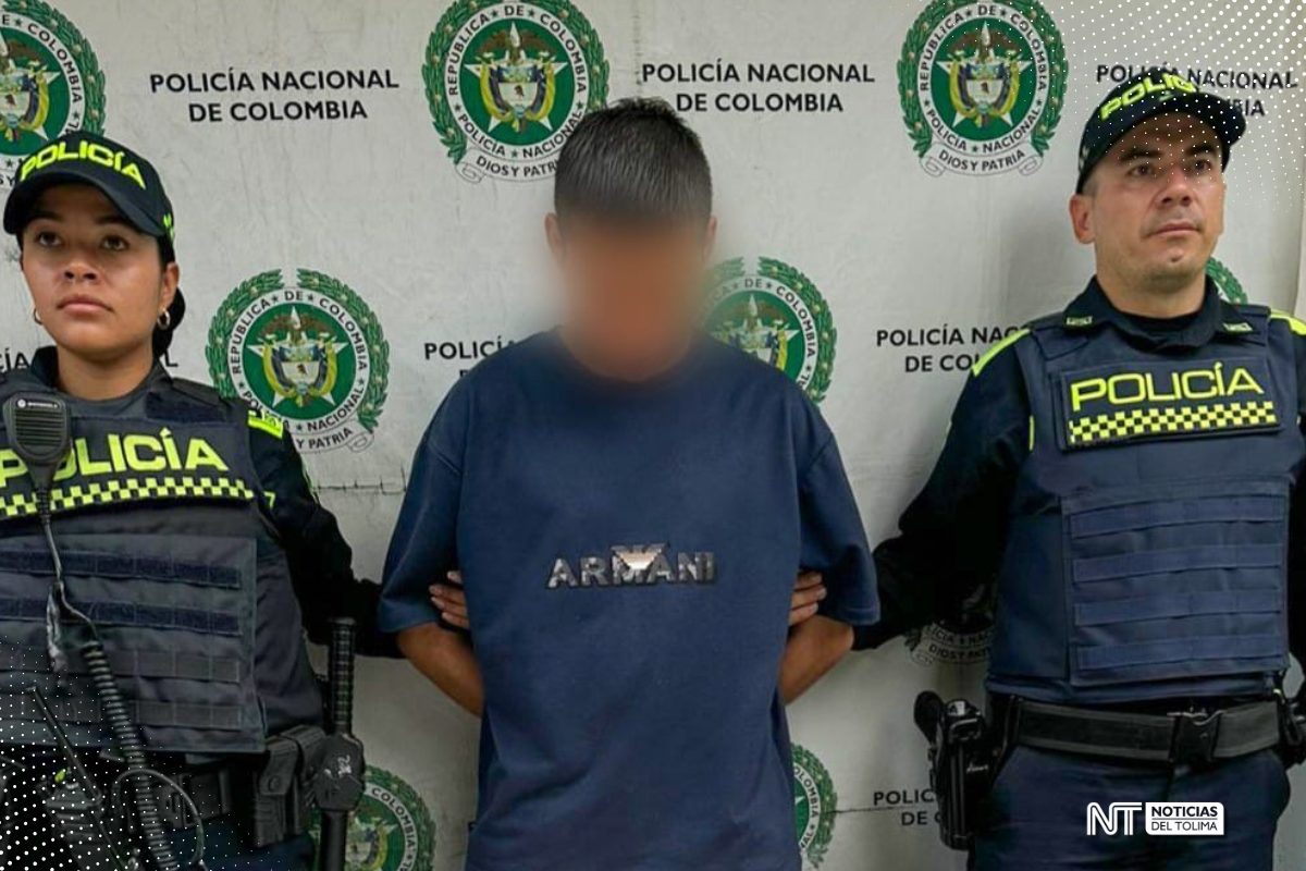 Cayó presuntó jíbaro en el barrio Las Delicias de Ibagué