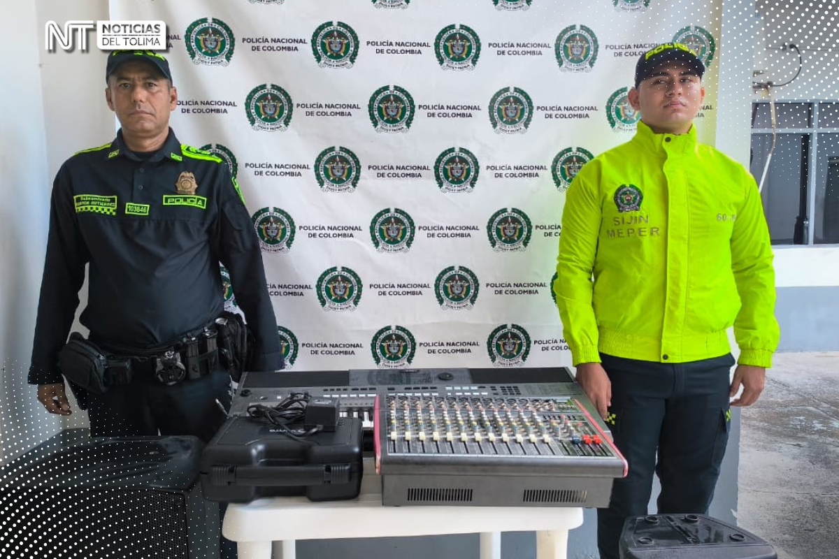 Las autoridades recuperaron elementos tecnológicos hurtados en Alvarado