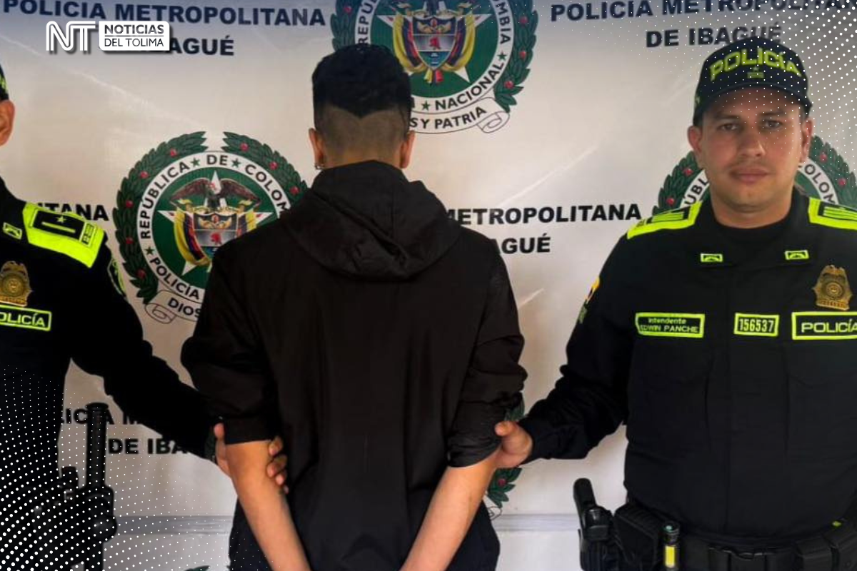Capturaron a sujeto con arma modificada en Vasconia en Ibagué