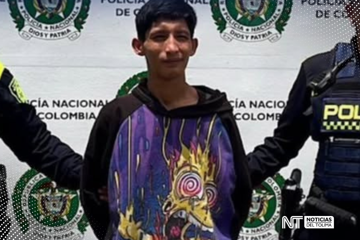 Cayó el ‘Cholo’ por hurto en el barrio Ricaurte de Ibagué