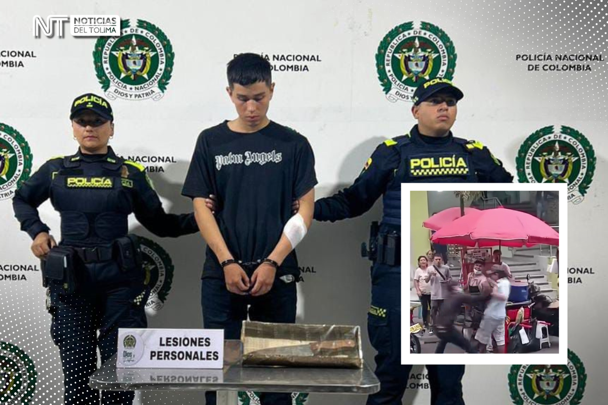En Ibagué: Hombre fue capturado luego de herir a otro con un cuchillo En Ibagué: Hombre fue capturado luego de herir a otro con un cuchillo