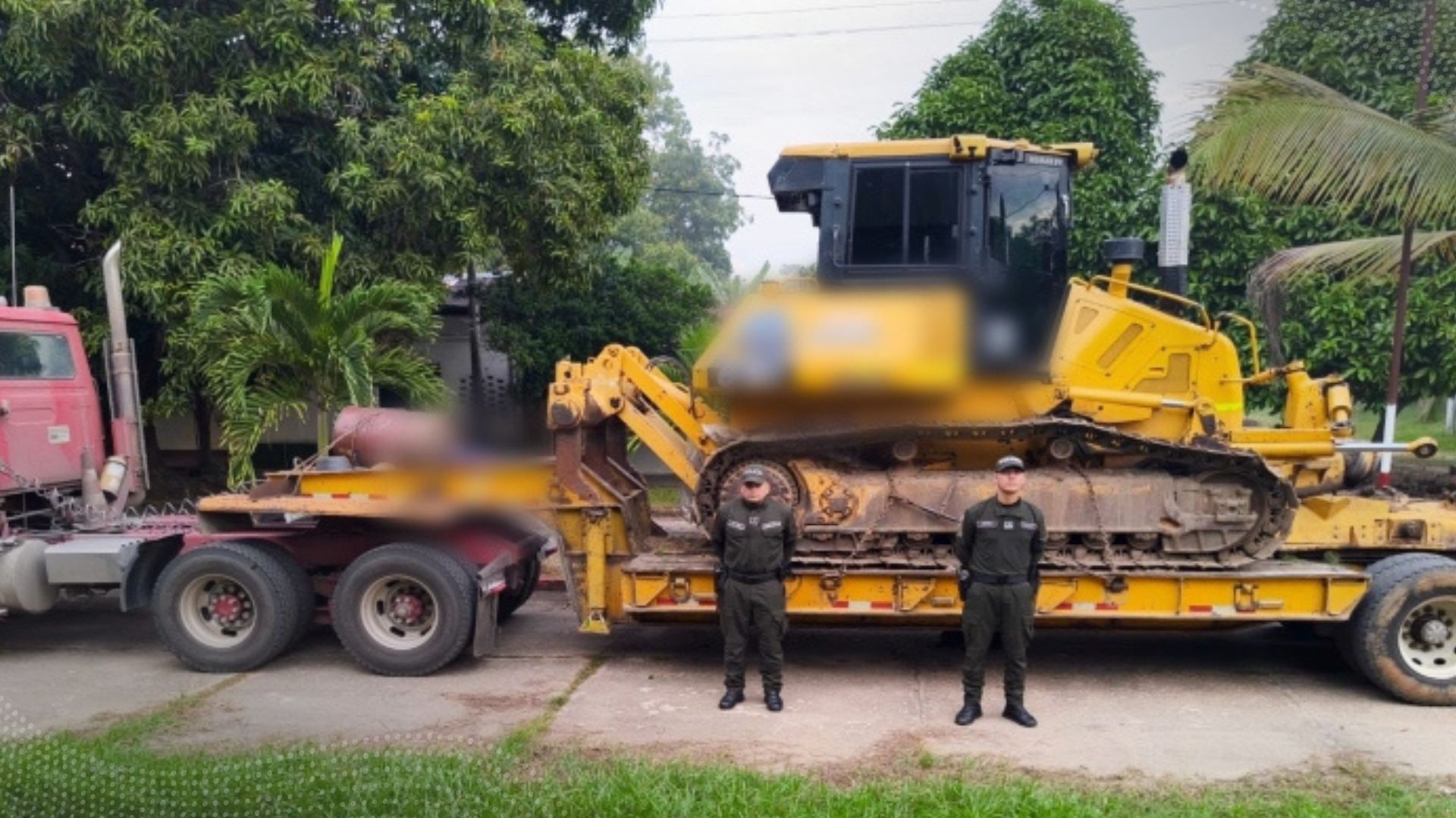 Incautan maquinaria amarilla en Olaya Herrera dedicada a minería ilegal