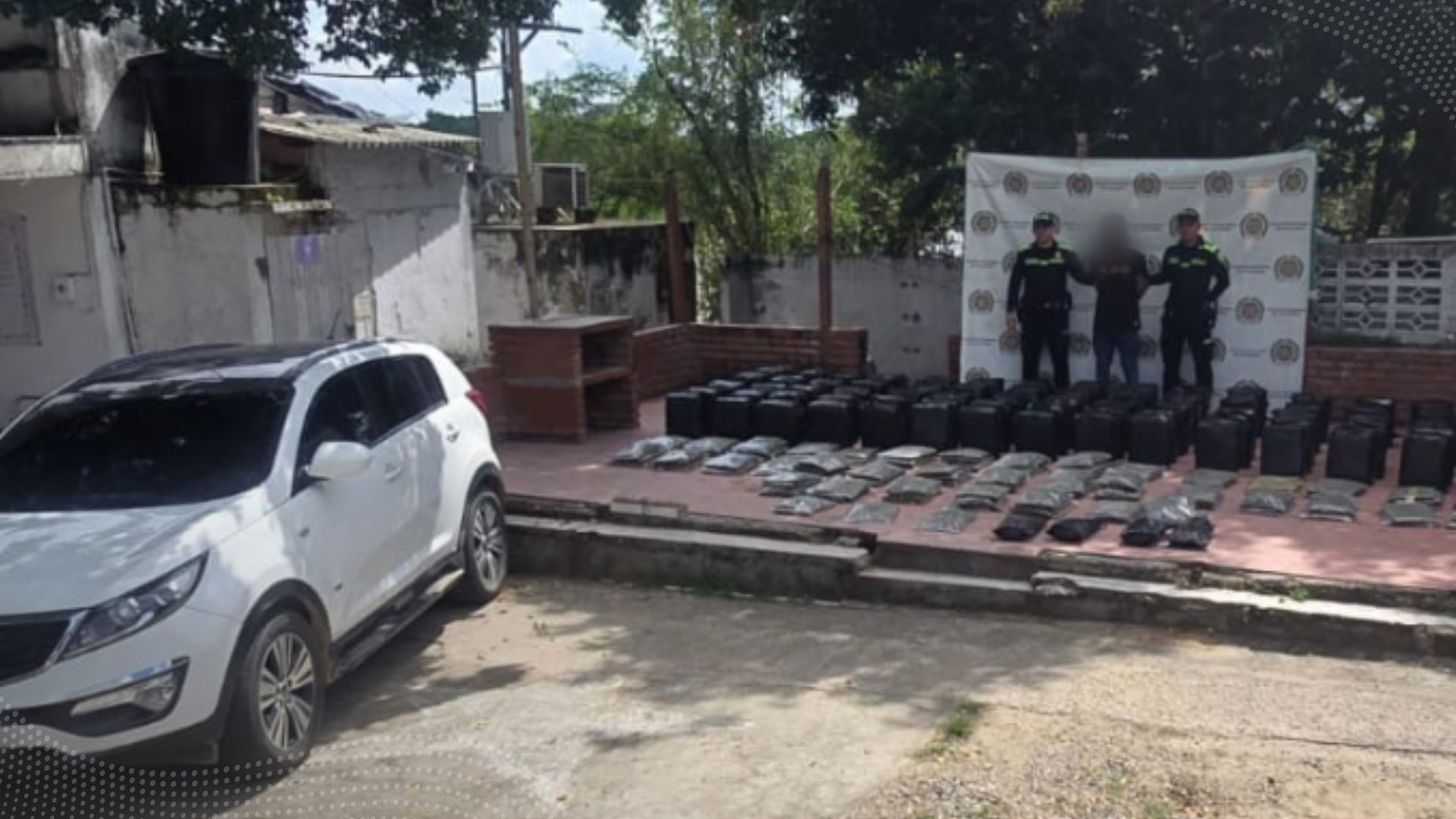Cayeron en Saldaña 440 kilos de marihuana