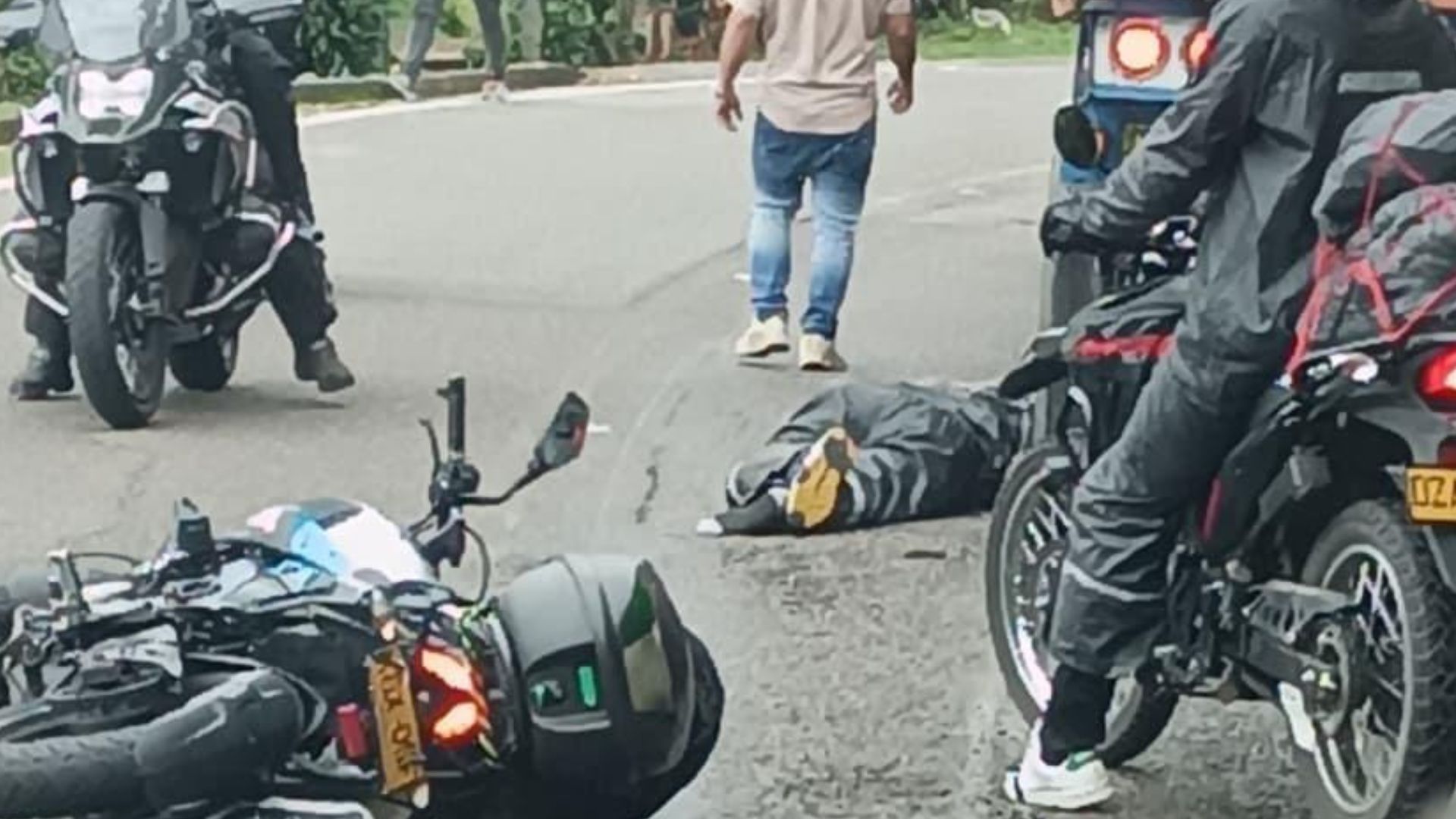 Motociclista fallece en accidente en la vía Fresno–Manizales
