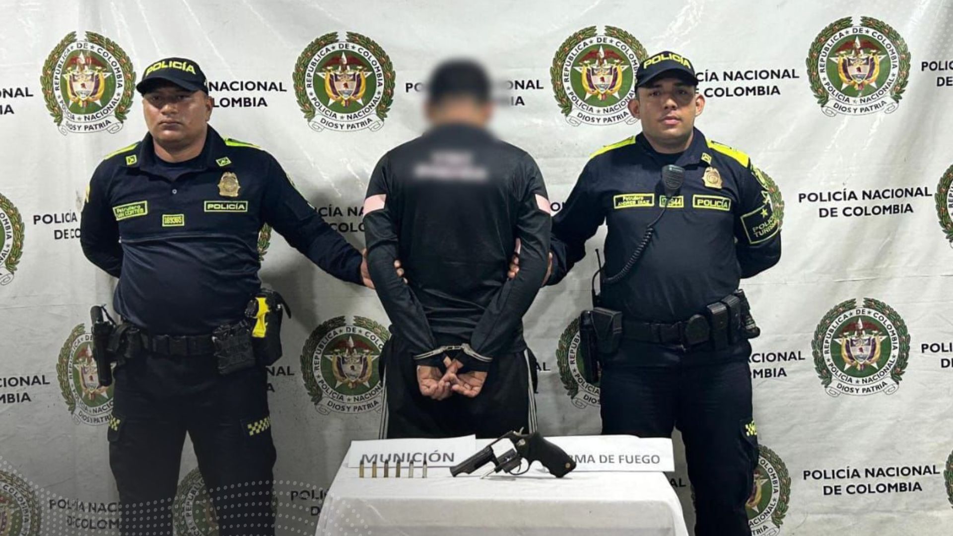 En Melgar, capturaron a extranjero armado