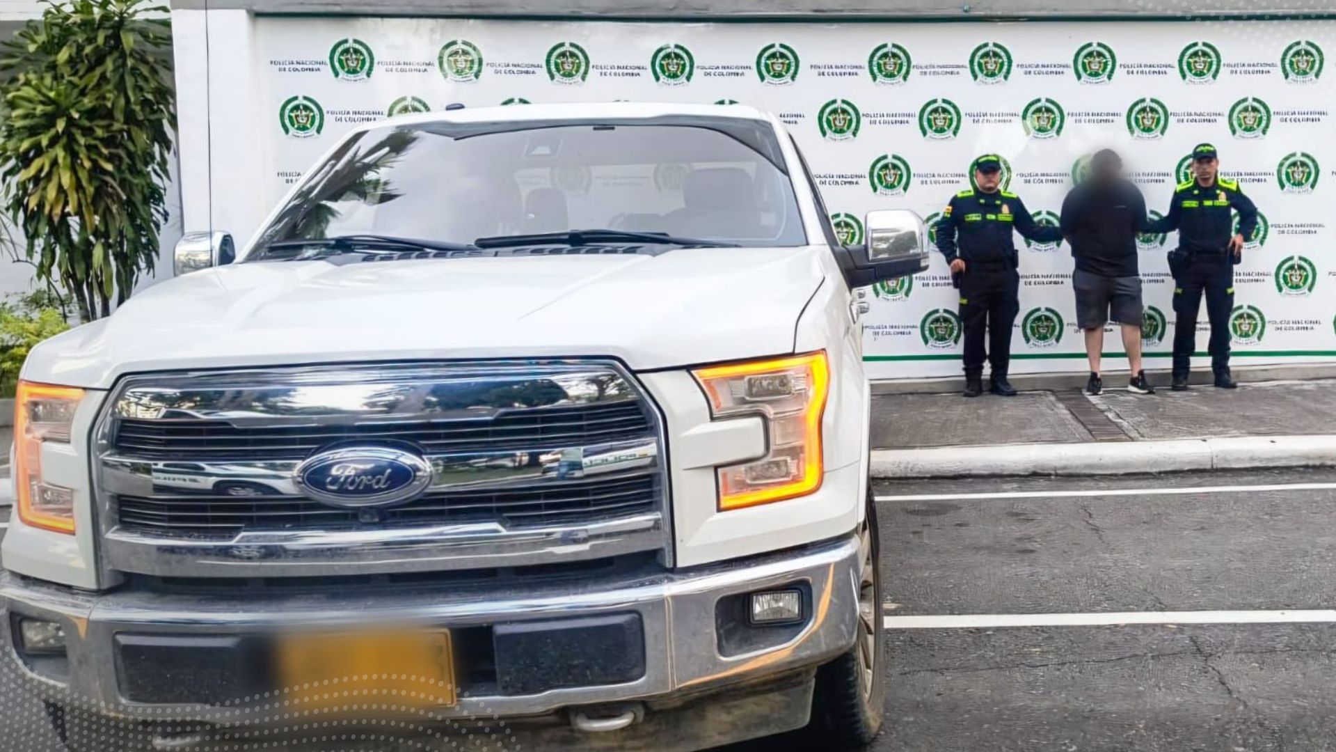Cayó hombre con camioneta hurtada en Ibagué