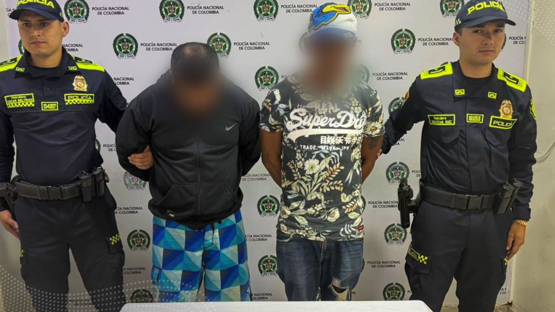 Capturaron a dos hombres armados en el sector de Picaleña en Ibagué