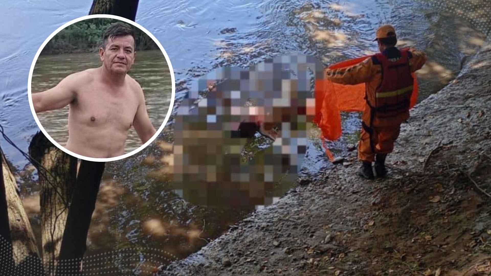 Hallaron el cuerpo de Hermes, el hombre ahogado en el río Magdalena