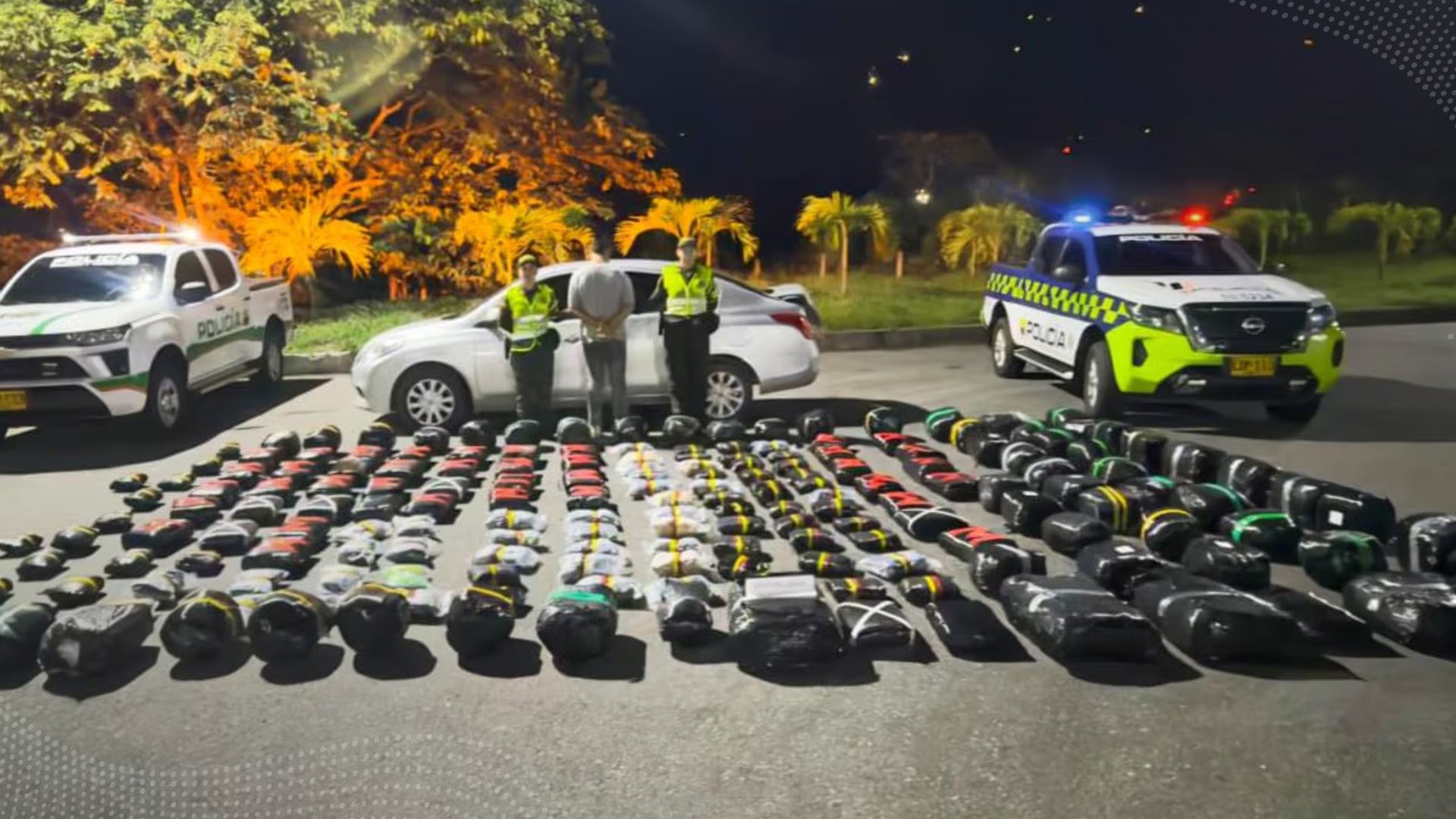 Incautaron 350 kilos de marihuana en Cajamarca
