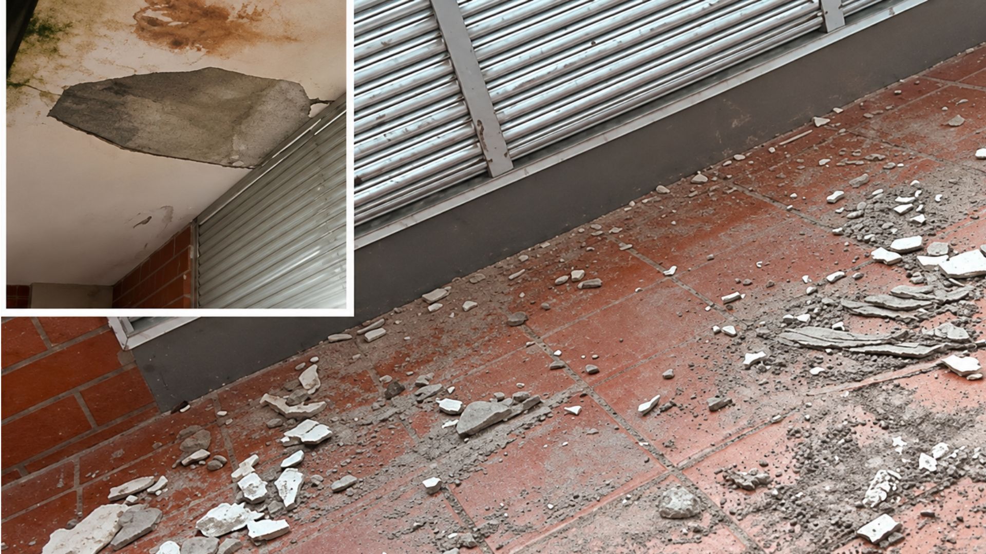 Padres de familia alertaron por deterioro de un salón en el colegio Niño Jesús de Praga