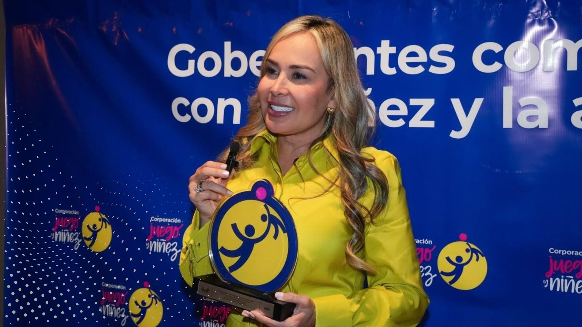 Johana Aranda recibió por segundo año consecutivo reconocimiento nacional por su trabajo con la niñez