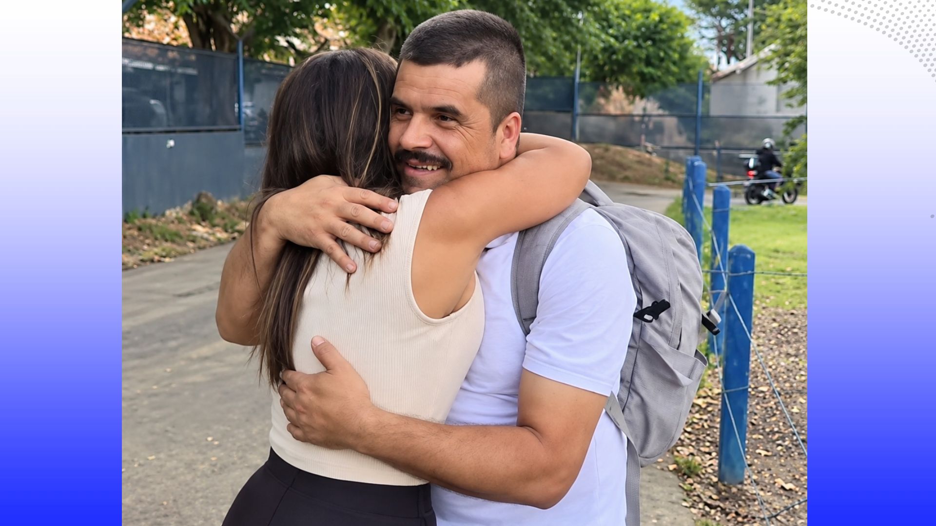 Después de 19 meses en prisión, campesino volvió a abrazar a su familia tras recuperar su libertad