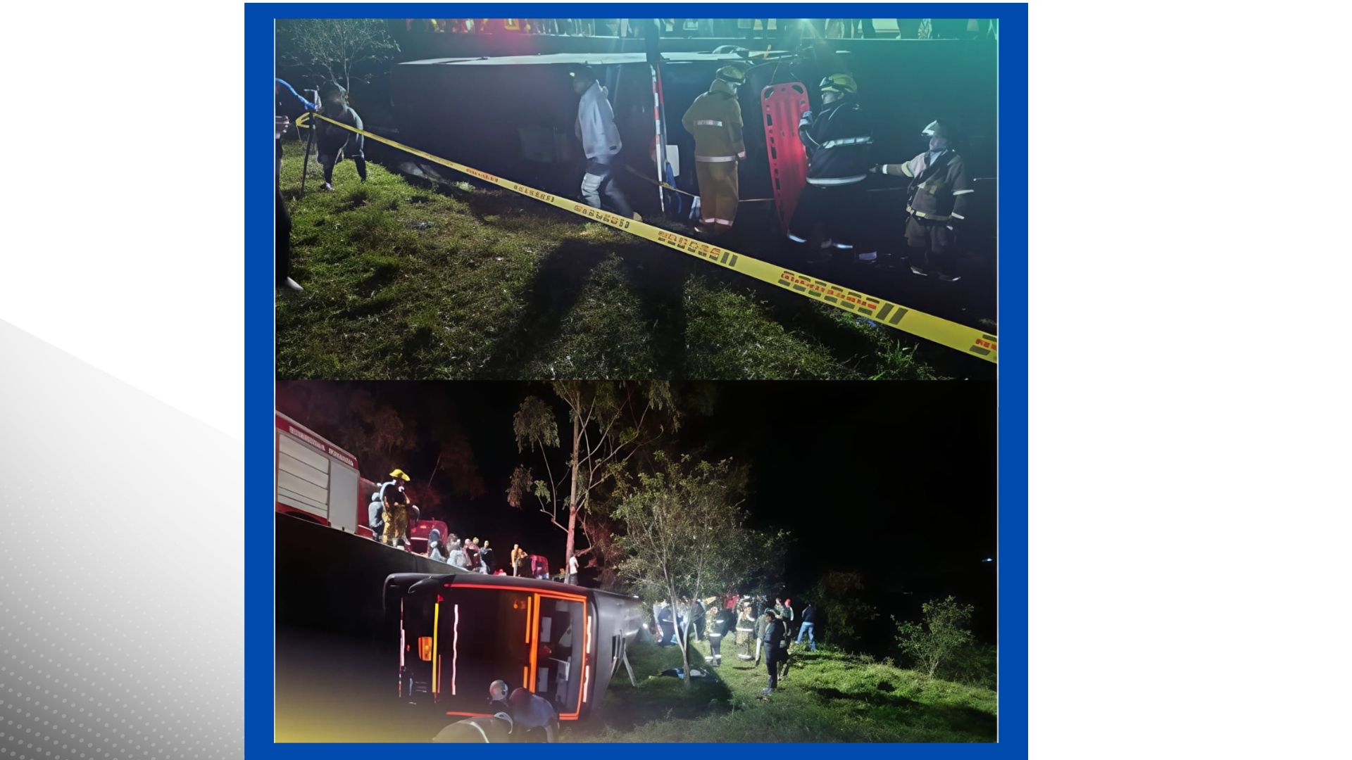 Cuatro personas fallecieron y 56 resultaron heridas tras volcamiento de bus en el Cauca; investigan presunto intento de atraco