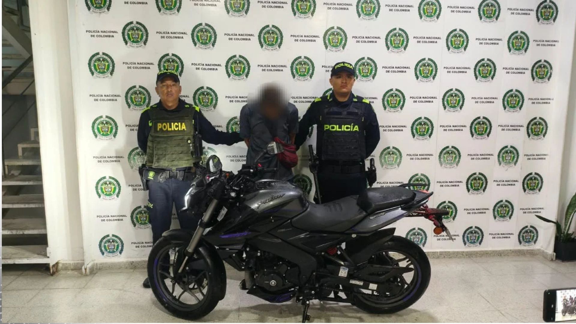 Capturado en Venadillo un hombre que se movilizaba en una motocicleta presuntamente hurtada en La Dorada