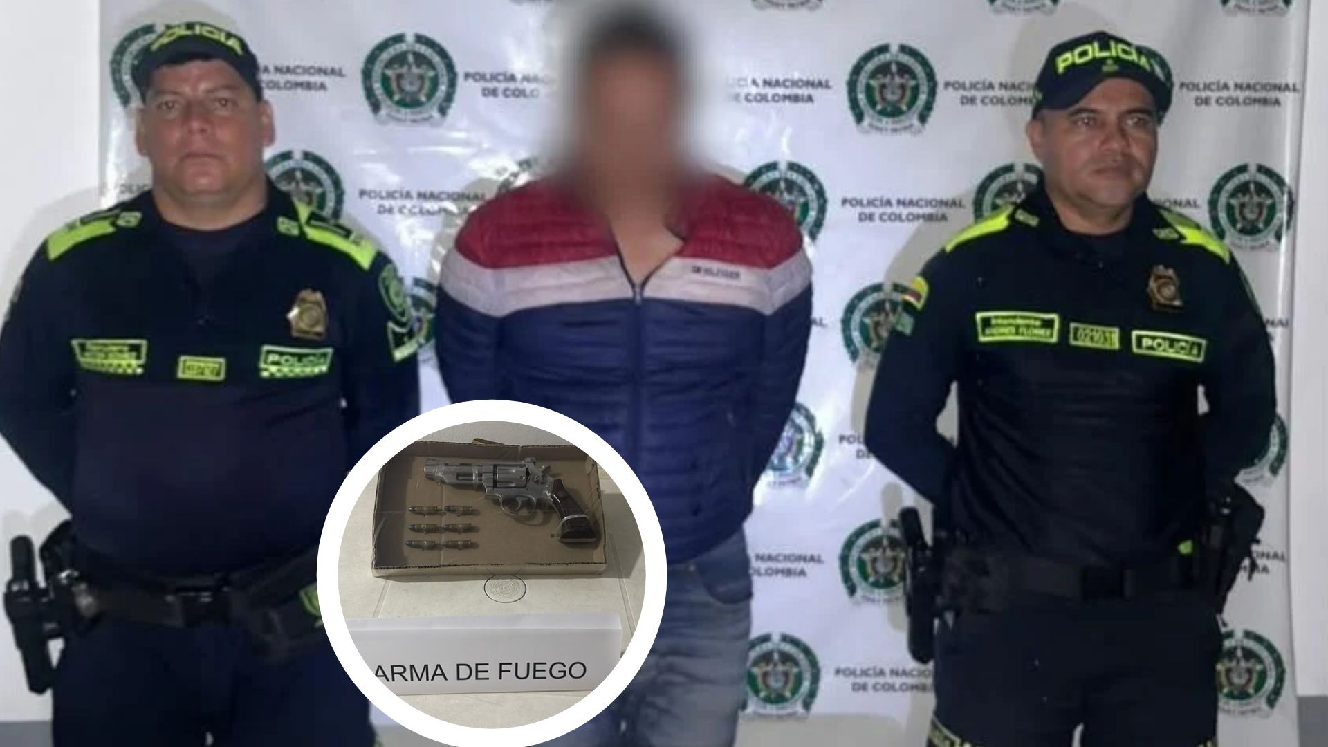 Capturado en zona rural de Ibagué un hombre que llevaba un revólver y seis cartuchos en una motocicleta Capturado en zona rural de Ibagué un hombre que llevaba un revólver y seis cartuchos en una motocicleta