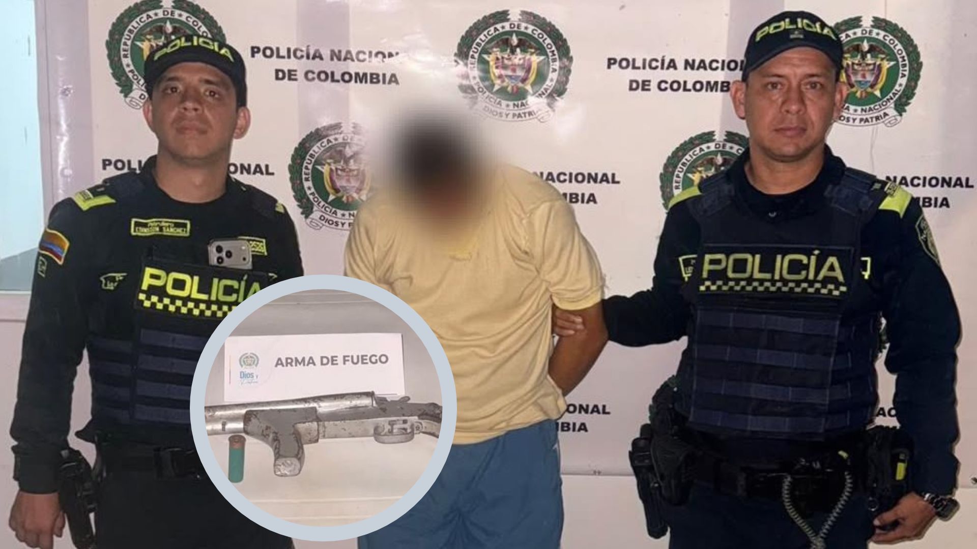 Capturado un hombre que presuntamente portaba una escopeta oculta en Ibagué Capturado un hombre que presuntamente portaba una escopeta oculta en Ibagué